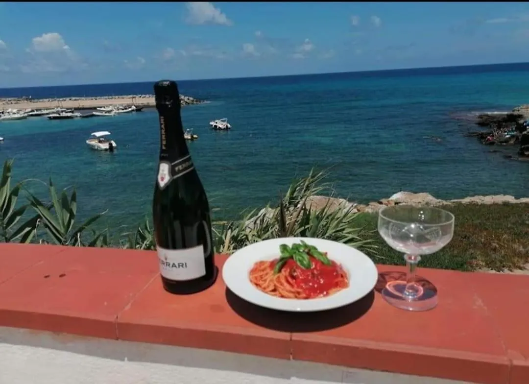 La Terrazza Sul Mare Monolocale Con Terrazza Vicino Aereoporto&Mare Sicilian Vintage Style Beach House Cinisi Guest house