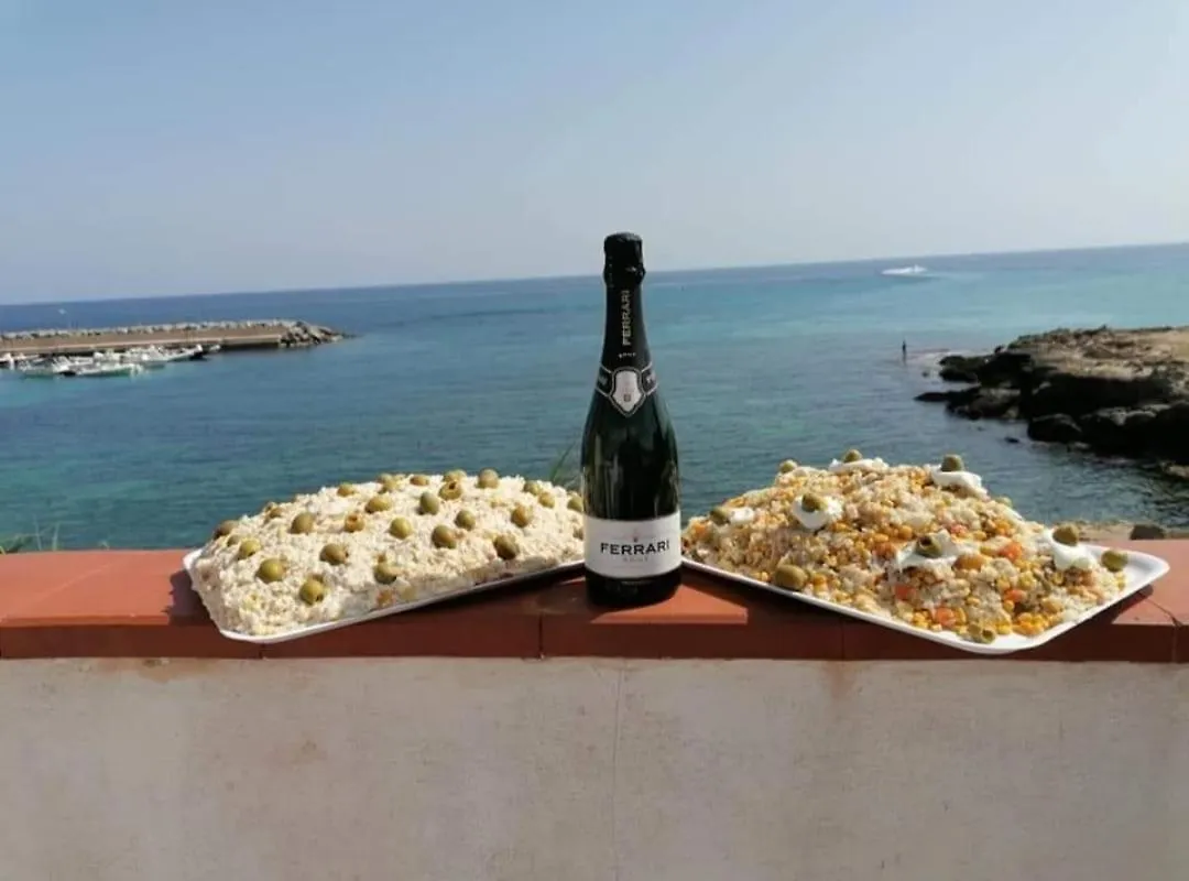 Guest house La Terrazza Sul Mare Monolocale Con Terrazza Vicino Aereoporto&Mare Sicilian Vintage Style Beach House Cinisi